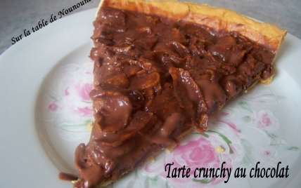 Tarte crunchy au chocolat