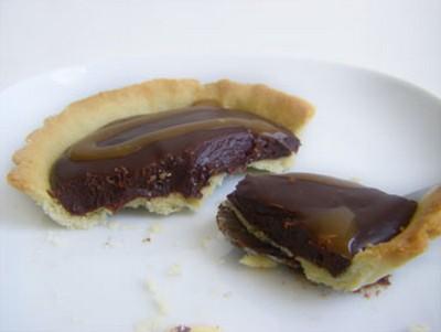 Tartelette chocolat-caramel