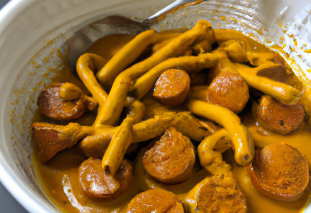 Saucisses au curry