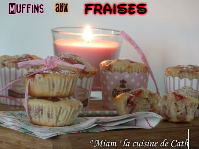 Muffins aux fraises rapides