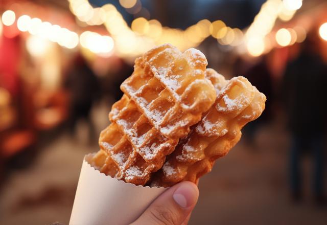 Connaissez-vous les churoffles ? Des gaufres faites avec de la pâte à choux à venir tremper directement dans la pâte à tartiner