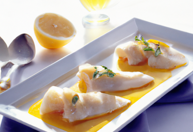 Filets de soles sauce citron