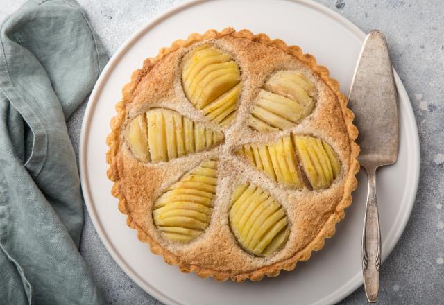 Tarte amandine aux poires