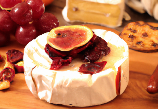 Brie aux fruits secs