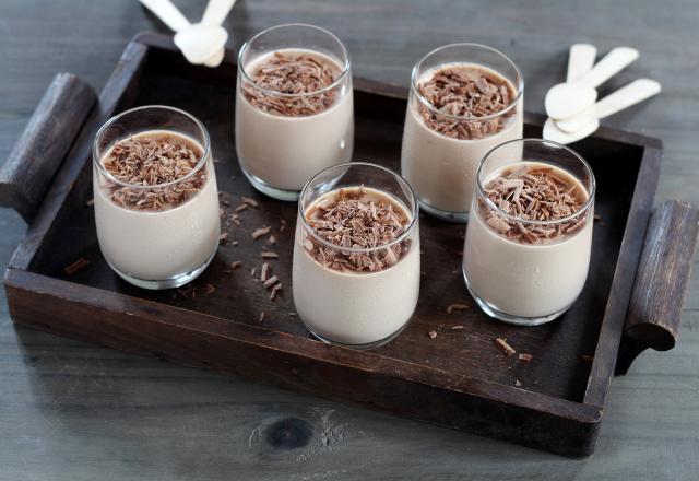 Panna cotta au chocolat au lait