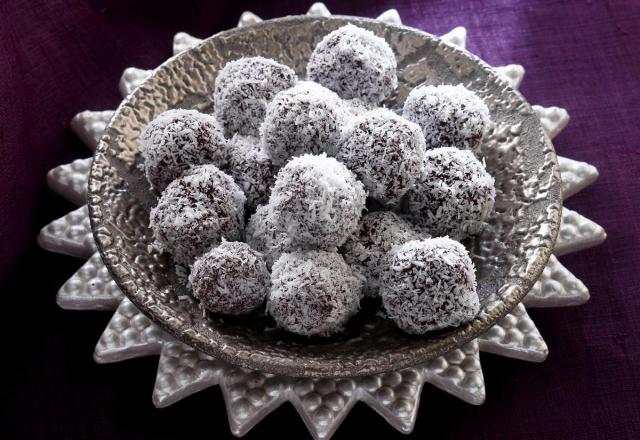 Truffes chocolat noix de coco