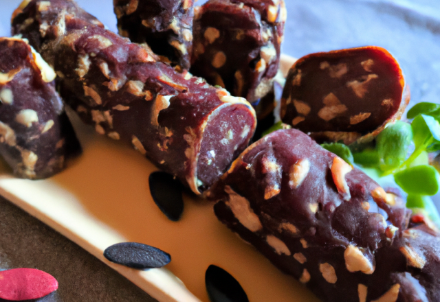 Saucisson choco- noisette