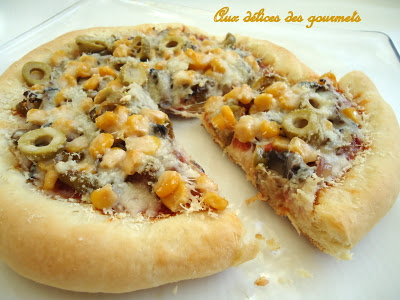 Pizza végétarienne sans légume