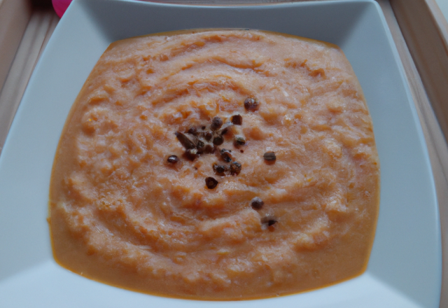 Crème de lentilles corail au thermomix