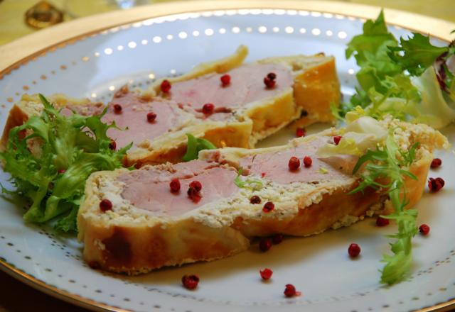 Filet mignon en croûte au fromage frais moutardé