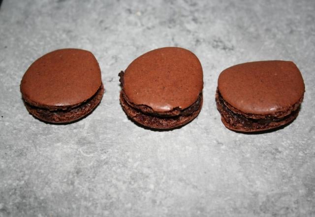 Macarons chocolat maison