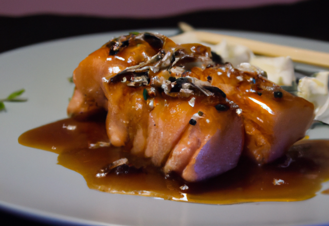 Saumon sauce Teriyaki