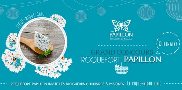 Grand Concours ROQUEFORT PAPILLON : pique-nique chic, spécial blogueur