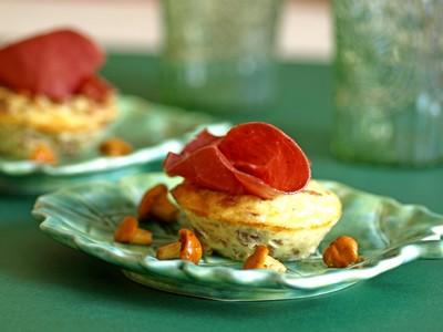 Gâteau-flan aux girolles