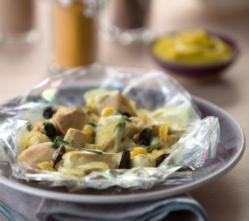 Papillote de volaille aux saveurs de tajine et Savora