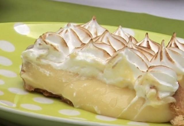 Tarte au citron et meringue caramélisée