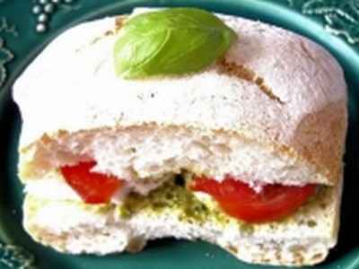 Ciabatta tomate-mozzarella