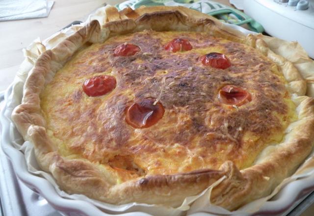 Tarte chèvre tomate traditionnelle