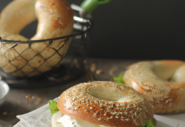 Bagel au camembert