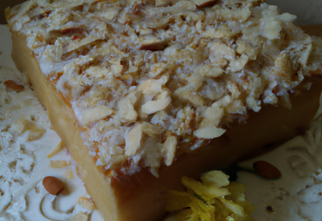 Gâteau aux amandes fraîches