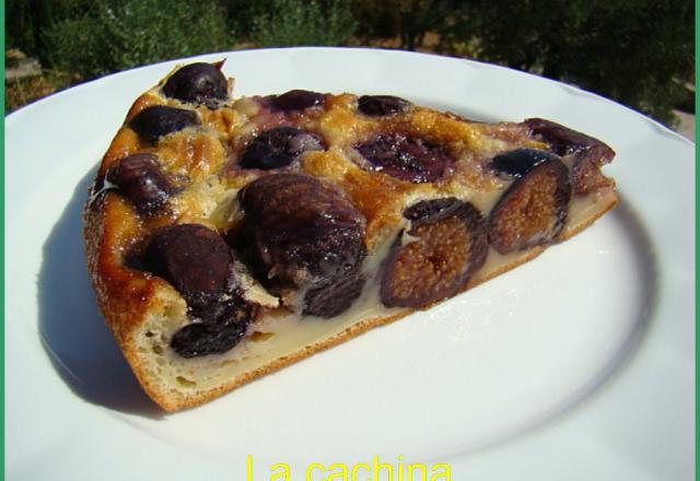 Clafoutis aux figues noires