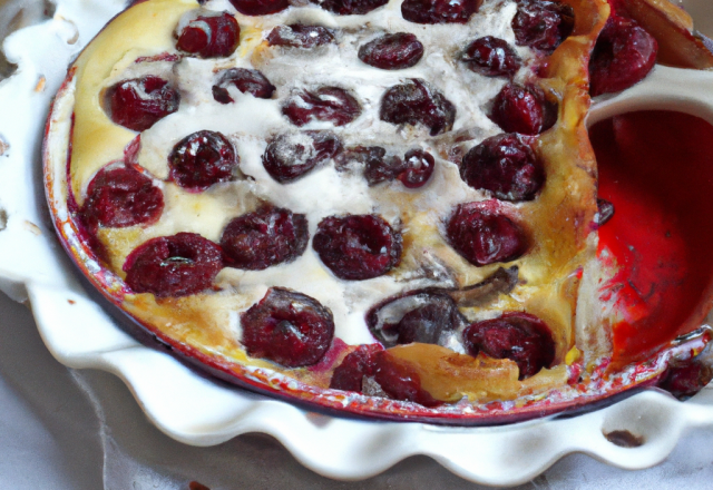 Clafoutis aux cerises facile