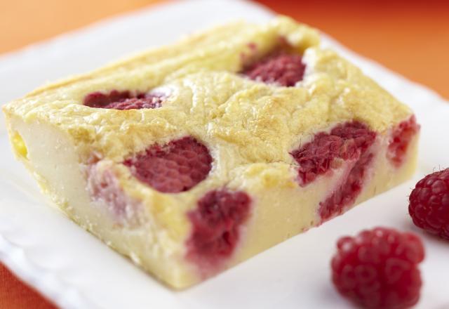 Clafoutis framboises gingembre