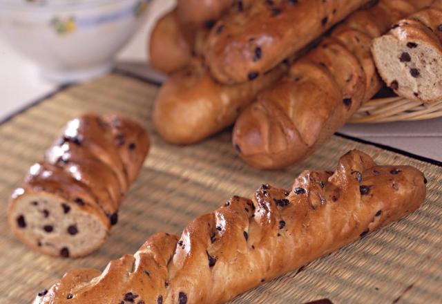 Baguette viennoise au chocolat