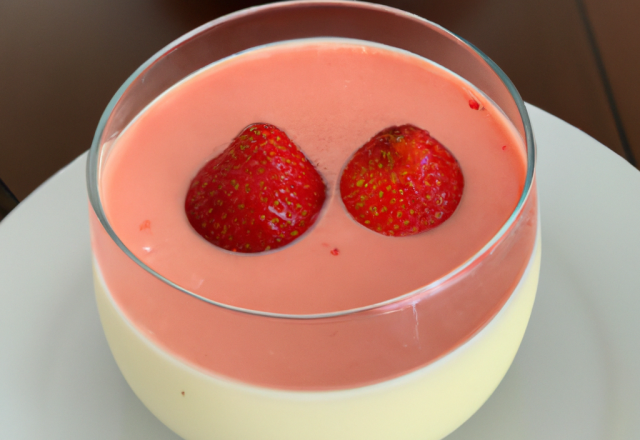 Crème aux fraises facile