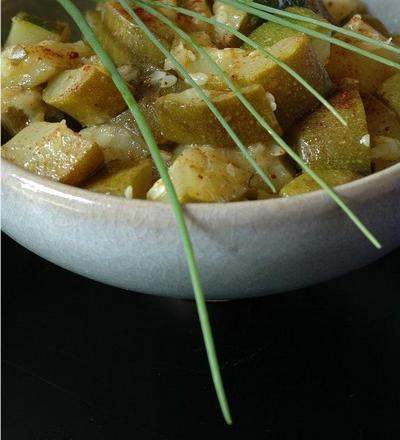 Salade de courgettes au cumin