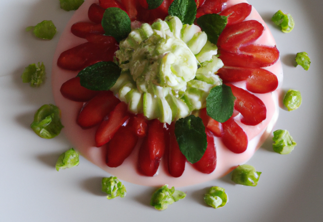 Fraisier au citron vert