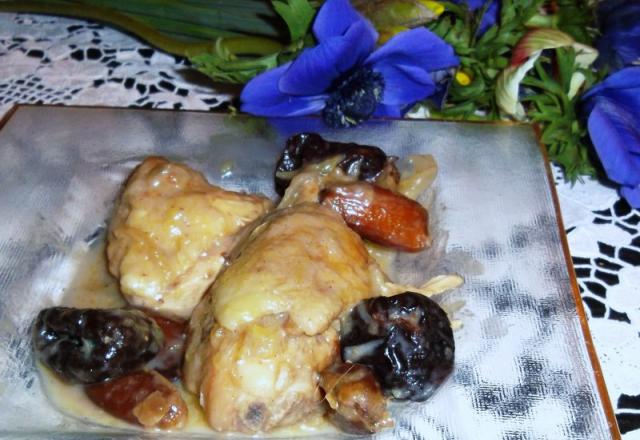 Ambroisine de poulet aux fruits secs