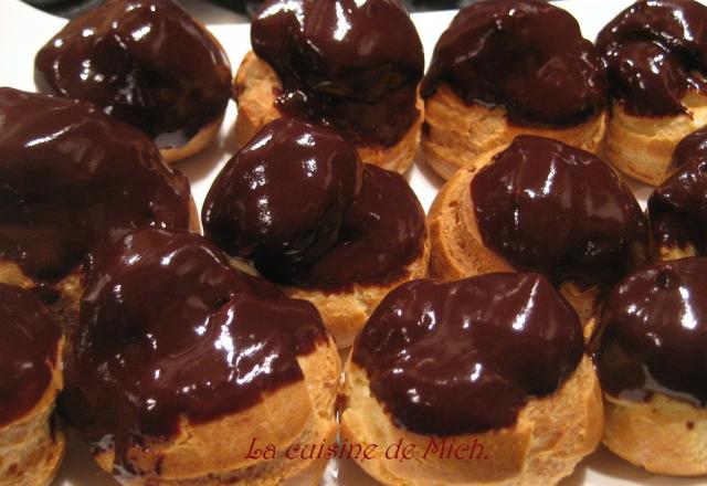 Petits choux au chocolat inratables faits maison