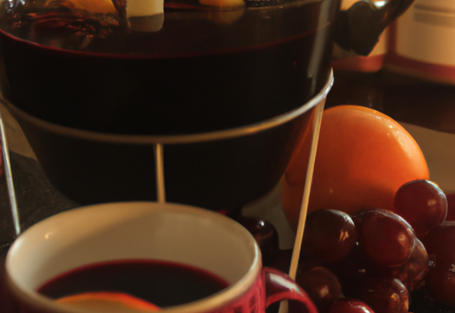 Vin chaud simple et revigorant