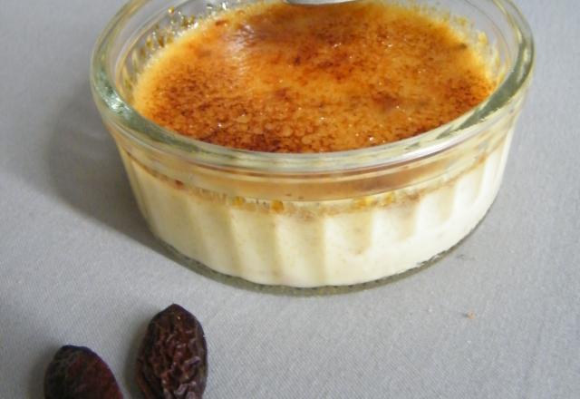 Crème brûlée à la fève Tonka