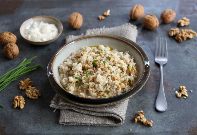 Risotto léger aux noix de Grenoble AOP