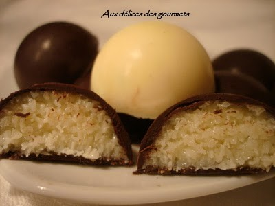 Bouchées sucrées à la noix de coco