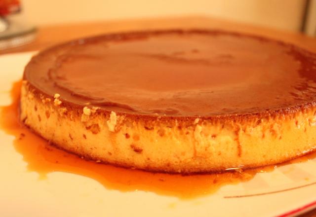 Flan léger au lait de coco