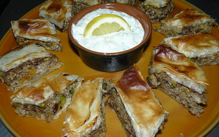 Baklavas d'agneau aux trois fruits séchés