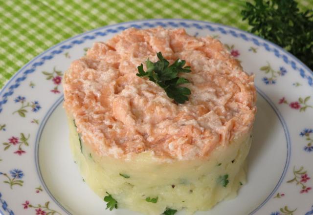 Parmentier de poisson à l'ail