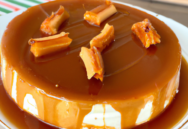 Charlotte mascarpone et caramel