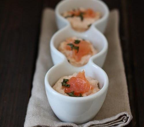 Mousse de saumon fumé à la moutarde