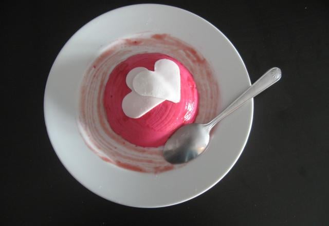 Panna cotta des amoureux