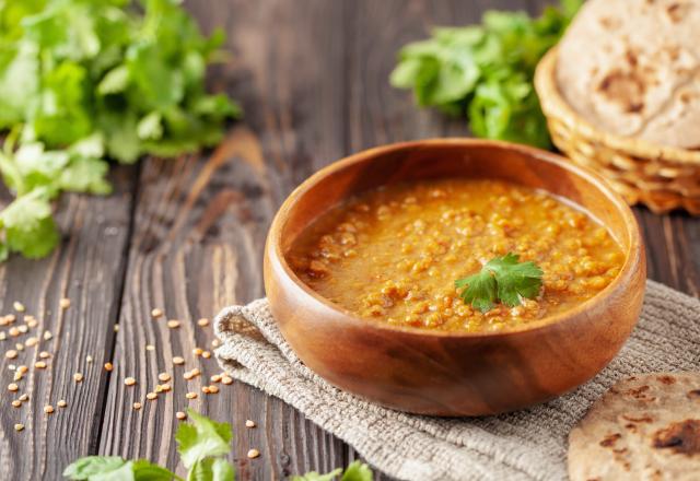 Dahl de lentilles corail au Monsieur Cuisine