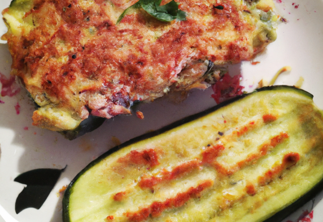 Gratin de thon & courgette