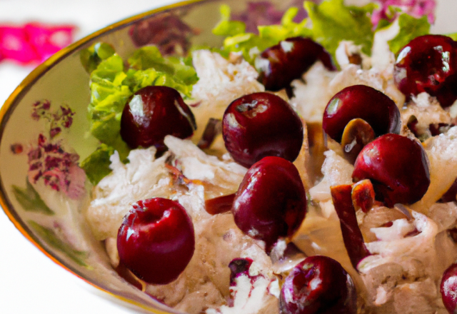 Salade de riz aux cerises