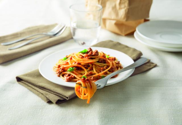 Spaghetti 3 minuti Barilla à la sauce bolognese riche