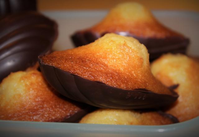 Madeleines coque chocolat