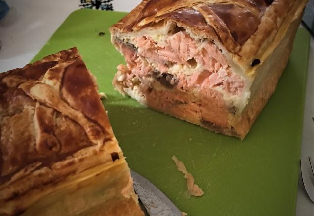 Pâté en croûte de saumon