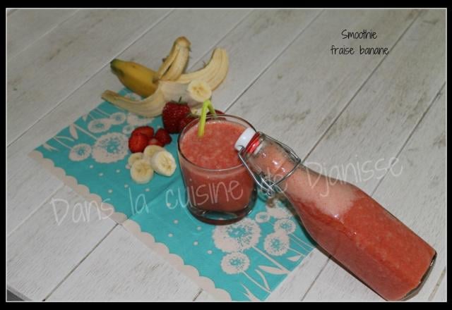 Smoothie fraise-banane